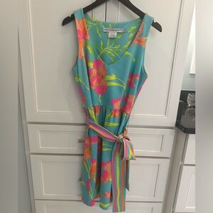 Gretchen Scott Floral Dress with Belt